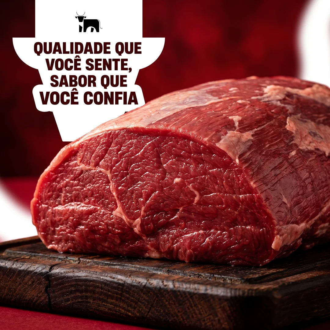 Post profissional gerado pela FARM para açougue