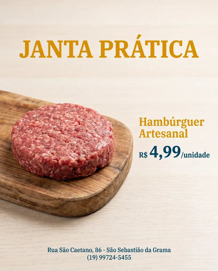 Arte profissional para açougue gerada pela FARM — exemplo 19