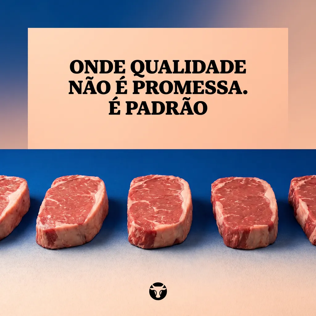 Arte profissional para açougue gerada pela FARM — exemplo 4
