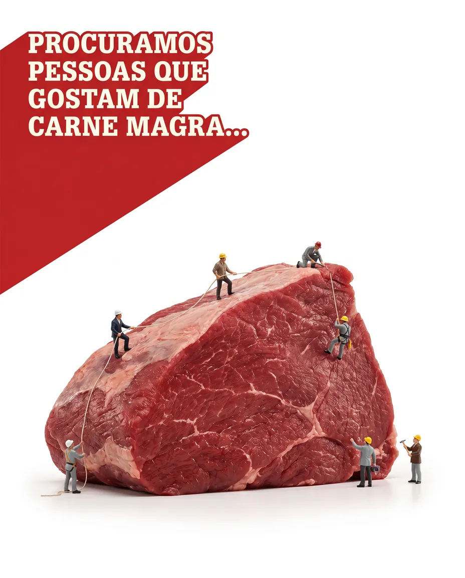 Arte profissional para açougue gerada pela FARM — exemplo 17